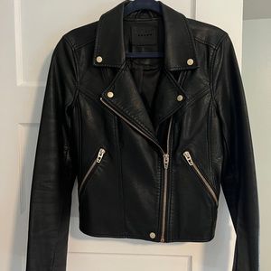 Blank NYC Vegan Leathee Black Jacket
